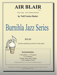 Air Blair Jazz Ensemble sheet music cover Thumbnail